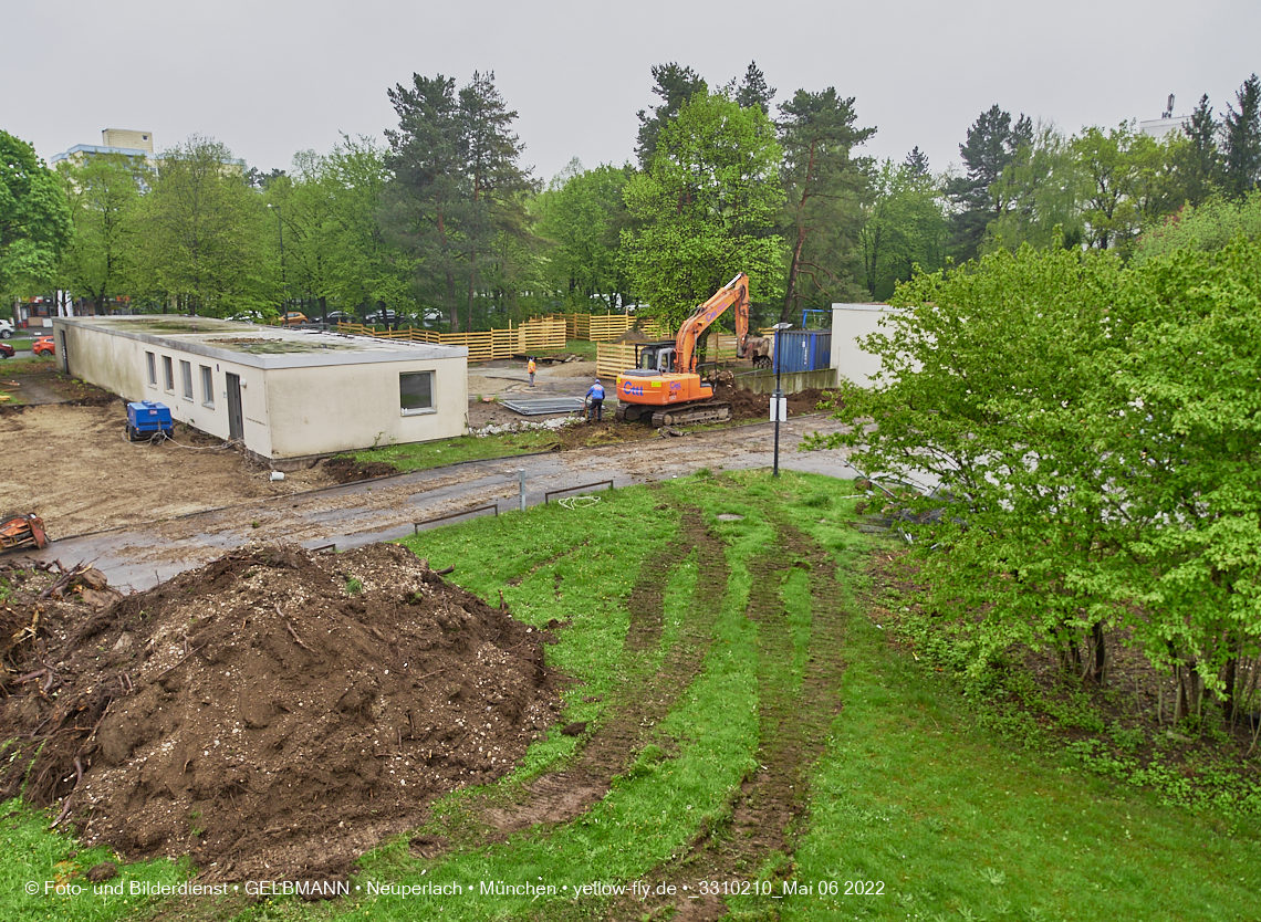 05.05.2022 - Baustelle am Haus für Kinder in Neuperlach